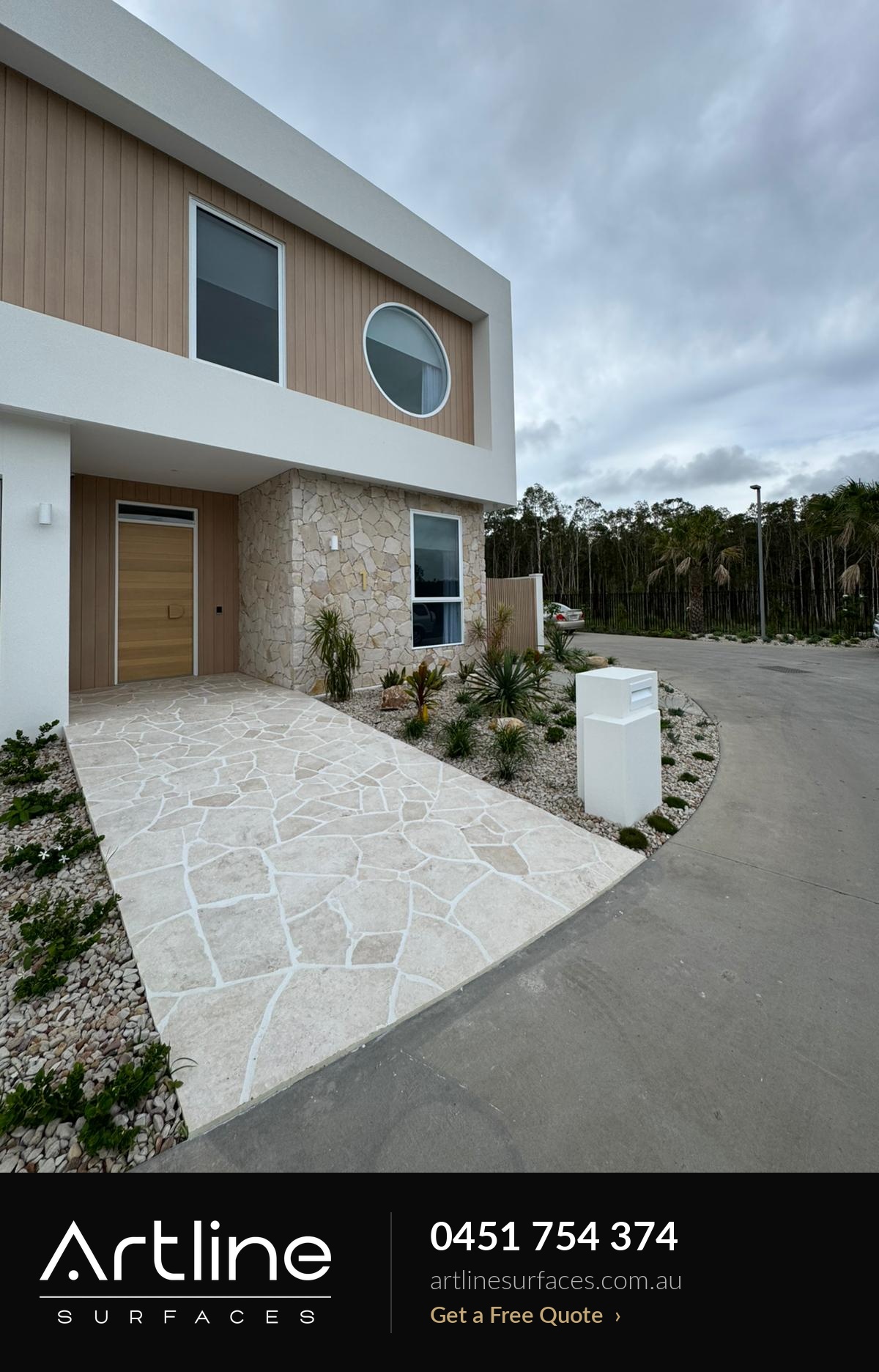 Artline Surfaces – Crazy Paving & External Finishes